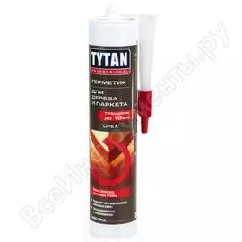 Акриловый герметик для древесины и паркета tytan professional орех 310мл 17218