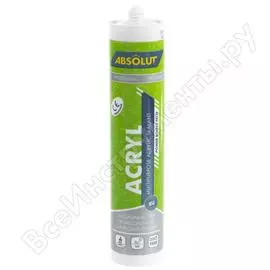 Акриловый герметик ткк absolut acryl, белый 51530