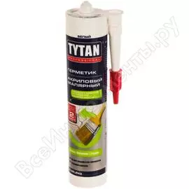 Акриловый малярный герметик tytan professional белый 310мл 10547
