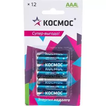 Алкалиновые элементы питания КОСМОС