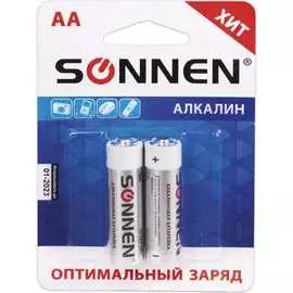 Алкалиновые батарейки SONNEN