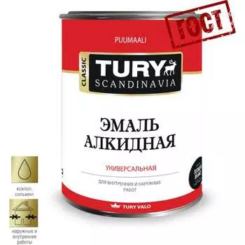 Алкидная эмаль TURY