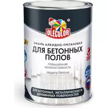 Алкидно-уретановая эмаль для бетонных полов Olecolor 4300002252