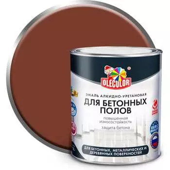 Алкидно-уретановая эмаль для бетонных полов Olecolor 4300002257