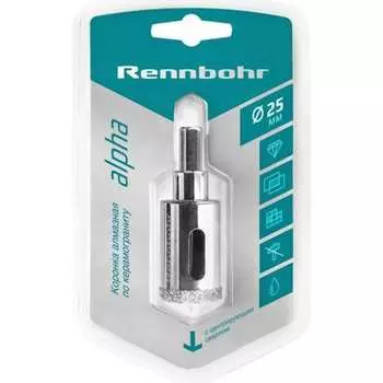 Алмазная коронка по керамограниту и керамике RENNBOHR 676225