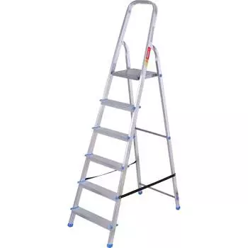 Алюминиевая стремянка LadderBel 6 ступеней STR-AL-6