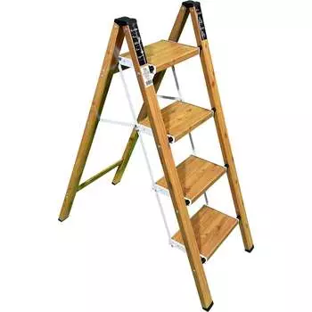 Алюминиевая стремянка SevenBerg Milano Milano-4 wood