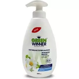 Антибактериальное жидкое мыло GREEN WINNER