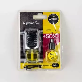 Ароматизатор воздуха Aroma Car Supreme Duo Vanilla 92251