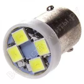 Автолампа диод skyway t8.5 t4w 24v 4 smd ba9s 1-контурная, белая s08202013