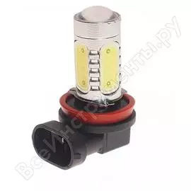 Автолампа h11 pgj19-2 5 smd mega white 6000k 650лм 12v 10 100 megapower 80574