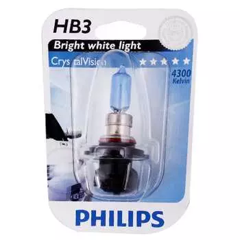 Автолампа philips hb3, 9005 65 p20d cristal vision 4300k 12v 1,10 9005cvb1