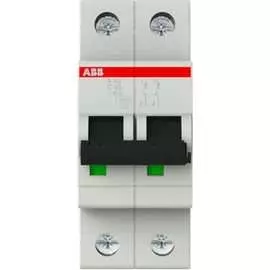 Двухполюсный автомат ABB S202 2CDS252001R0504