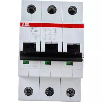 Автомат ABB S203 3п C 40А 6кА 2CDS253001R0404