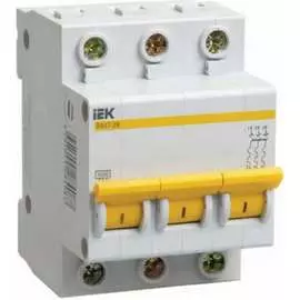 Автомат IEK ВА47-29 3п, B, 25А, 4.5кА MVA20-3-025-B
