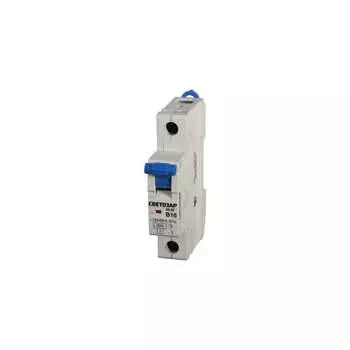 Автомат СВЕТОЗАР 1п, 32 A, B, 6 кА, 230/400 В SV-49051-32-B