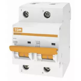 Автомат TDM ВА47-100 2Р, 63 А, 10 кА, С SQ0207-0064