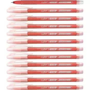 Автоматическая шариковая ручка Flexoffice cyber FO-025 RED