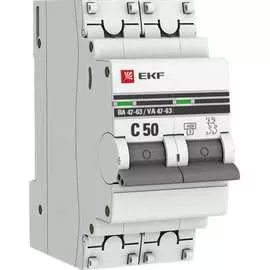 Автоматический выключатель EKF PROxima ВА 47-63 mcb4763-2-50C-pro