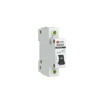 Автоматический выключатель EKF ВА 47-29 Basic mcb4729-1-06-B