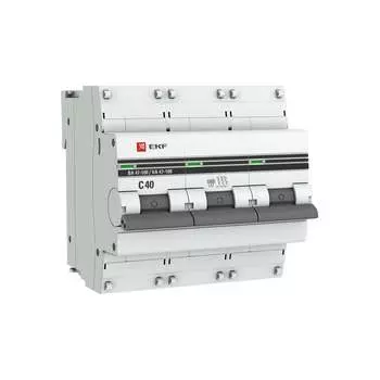 Автоматический выключатель EKF PROxima mcb47100m-3-40C-pro