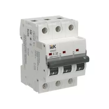 Автоматический выключатель IEK ARMAT M10N-MA 3P C 32А AR-M10N-MA-3-C032