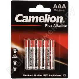 Батарейка Camelion Plus Alkaline LR03 BL-4 1.5В 7369
