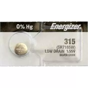 Батарейка Energizer Silver Oxide 315 7638900998726