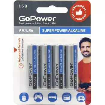 Батарейка GoPower LR6 00-00015601