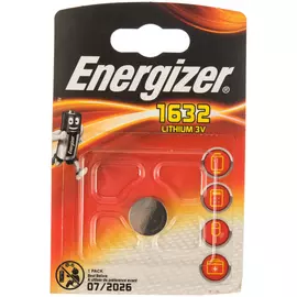 Батарейки energizer lithium cr1632 1 шт/бл 7638900411553