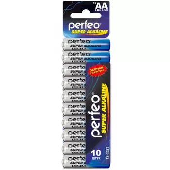Батарейки Perfeo LR6/10SHRINK CARD Super Alkaline 30008804
