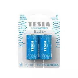 Батарейки tesla c, blue+, 2 штуки 8594183392226