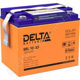 Аккумулятор DELTA GEL 12-33