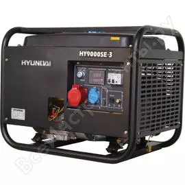 Бензиновый генератор hyundai hy9000se-3