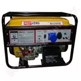 Бензиновый генератор REDVERG RD-G7500E 6631523