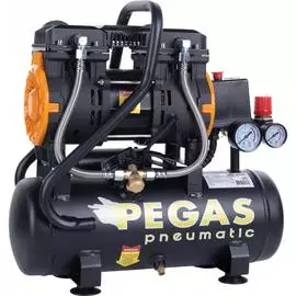 Бесшумный безмасляный компрессор Pegas pneumatic PG-602 6619