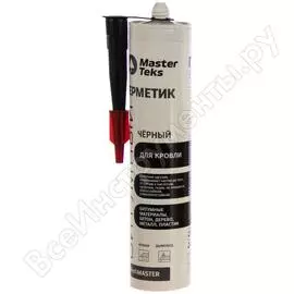 Битумный герметик masterteks profmaster для кровли 260 мл черный 12 53395