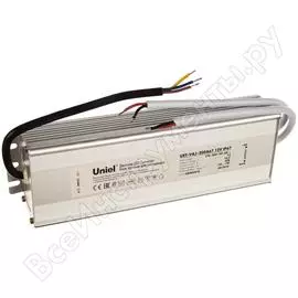Блок питания uniel uet-vaj-200a67 12v ip67, 200вт. ul-00002437