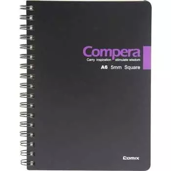 Блокнот COMIX Compera Bond CPA6807 BLK/PU