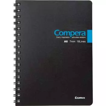 Блокнот COMIX Compera Bond CPA6507 BLK/BU