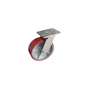 Большегрузное сверхмощное полиуретановое поворотное колесо MFK-TORG 8060-01-PCI 1053150 ТГ