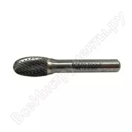 Борфреза твердосплавная форма e овальная (12х20х8х65 мм) reezo tools re12-8-md