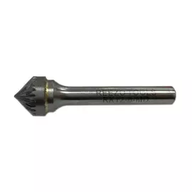 Борфреза твердосплавная форма k коническая 90 градусов (12х6х6х50 мм) reezo tools rk12-6-md