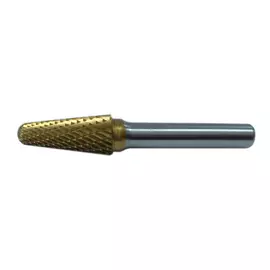 Борфреза твердосплавная форма l сфероконическая (12х28х8х73 мм; tin) reezo tools rl12-8-md