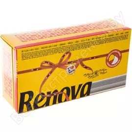 Бумажные салфетки renova maxi yelloy, 80 листов 5601028020992