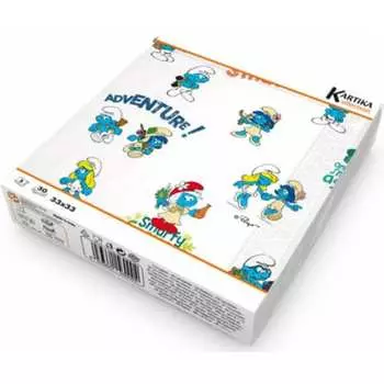 Бумажные салфетки WORLD CART Смурфики KGSMF-NS-01