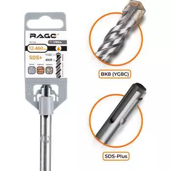Бур sds-plus по бетону RAGE RAGE 561246