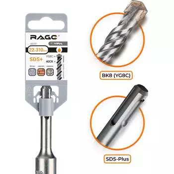 Бур sds-plus по бетону RAGE RAGE 562231