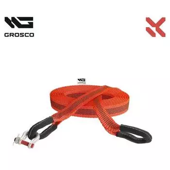 Буксировочный грузовой трос для буксировки авто до 30 тонн Grosco BTL6007HL