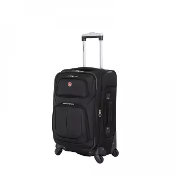 Чемодан wenger sion чёрный, полиэстер 750x750d добби, 37x22x60 см, 35 л wgr6283202161